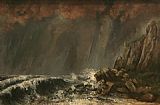 Gustave Courbet Marine The Waterspout painting